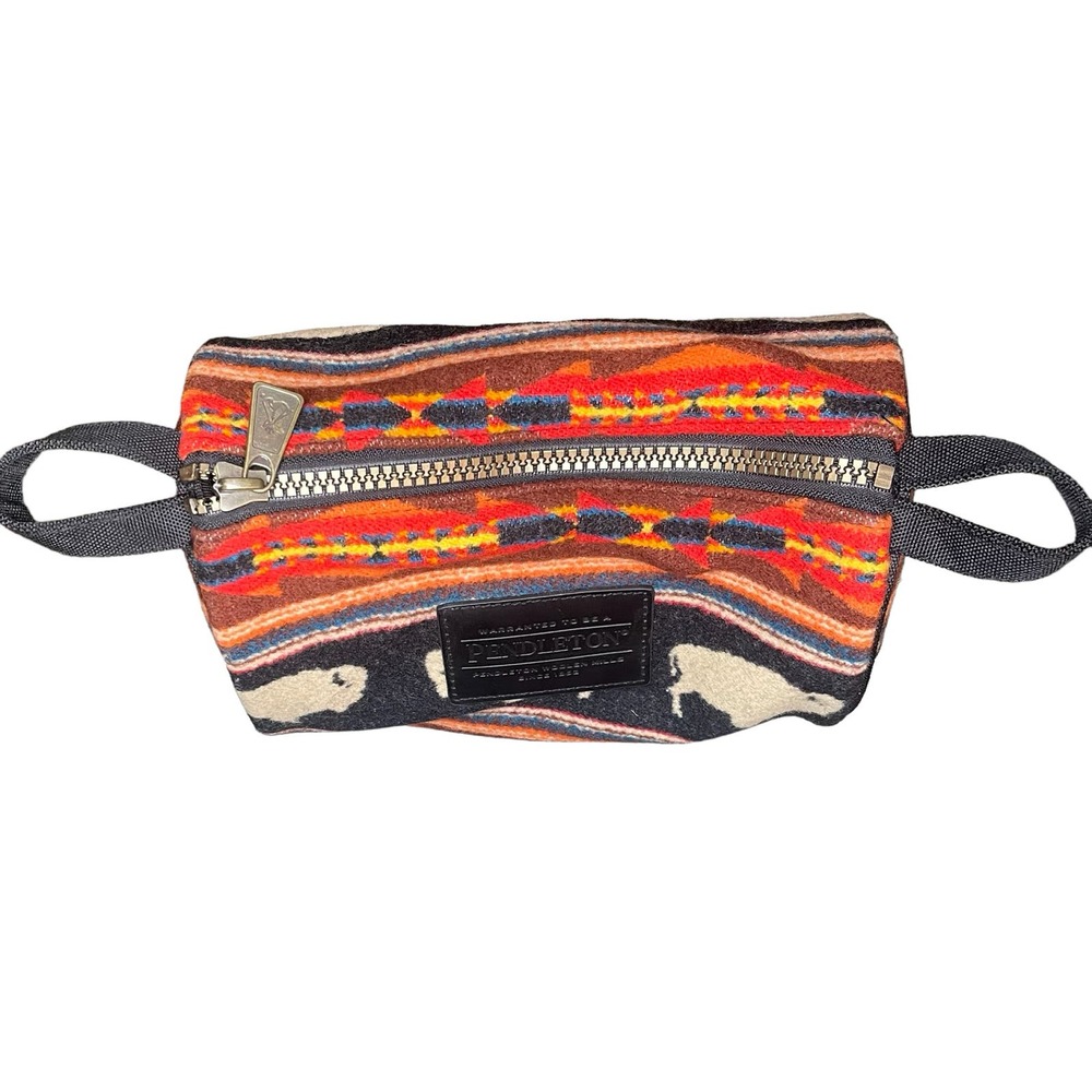 Pendleton Travel Kit Wool with Buffalo Bison Motif
